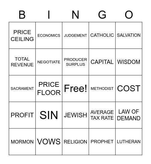 ASLdeafined.com (Religion-3 / Economic terms / Communication terms) Bingo Card