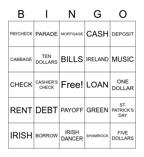 ASLdeafined.com (Money-6 / St. Patrick's Day) Bingo Card