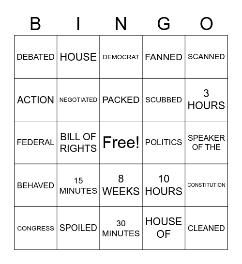ASLdeafined.com (Verb-17 / Politics / Time-9) Bingo Card