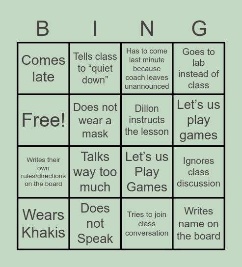 Sub Bingo🥴 Bingo Card