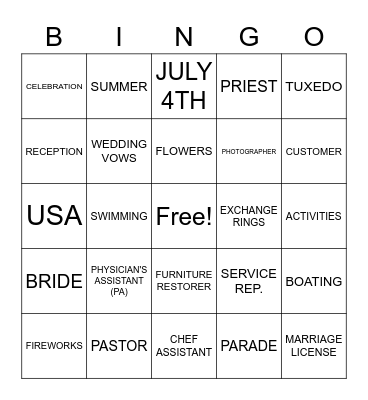 ASLdeafined.com (Wedding terms / July 4th / Professionals-6) Bingo Card