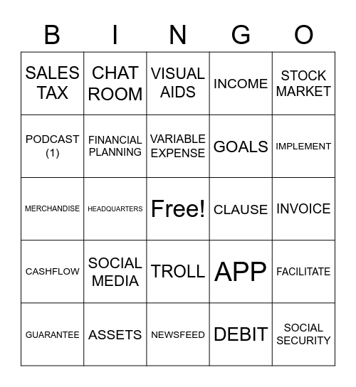 ASLdeafined.com (Budget / Business world / Social media) Bingo Card