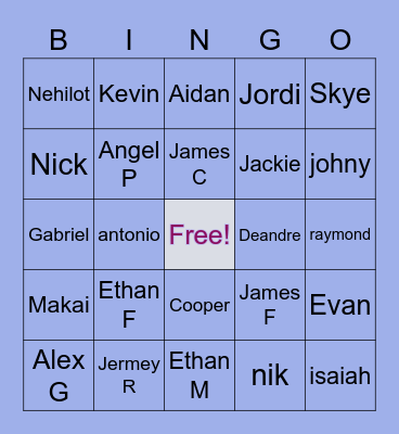 friendship thot version Bingo Card