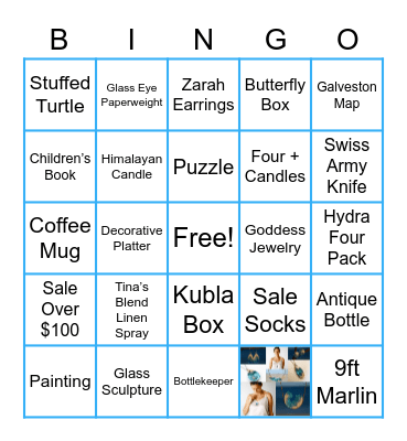 THE ADMIRALTY BINGO Card