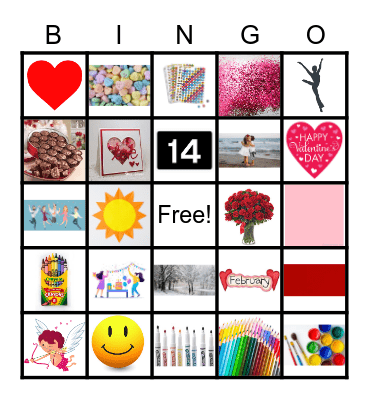 Valentine's Day BINGO! Bingo Card