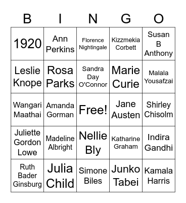 Galentine's Day Bingo Card