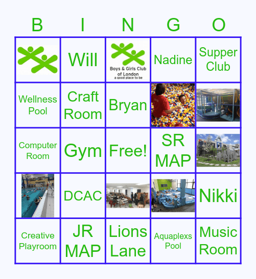 BGCL BINGO Card