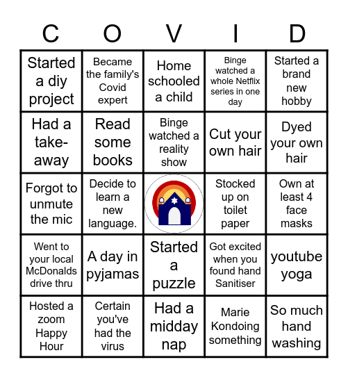 COVID TR Bingo Card