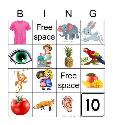 Tamil Class Bingo Card