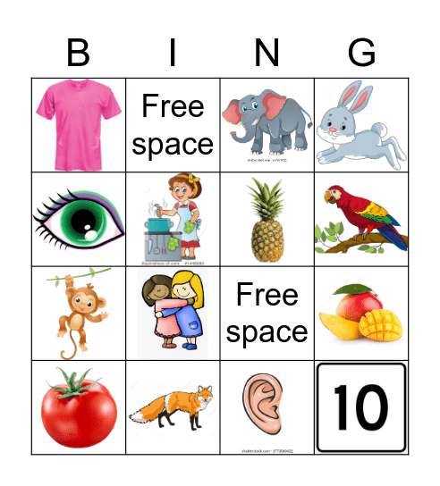 Tamil Class Bingo Card