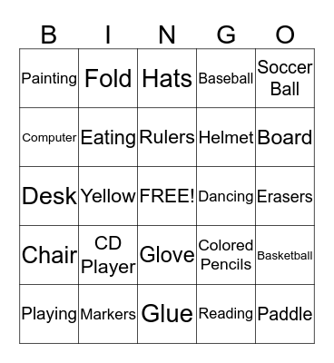 Final Review Bingo Card