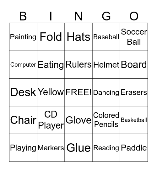 Final Review Bingo Card