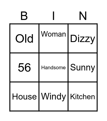 Reviewing Bingo Card