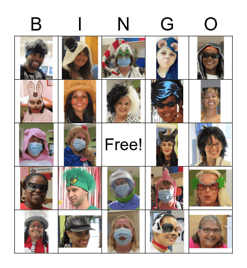 PDD Bingo Card