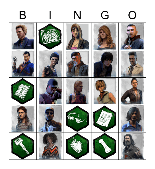 DBD Bingo Card