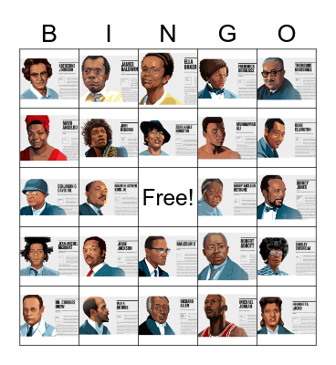 Black History Bingo Card