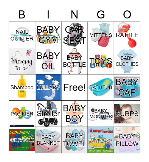 BABY BINGO Card