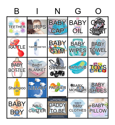 BABY BINGO Card
