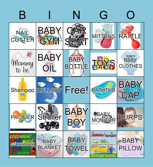 BABY SHOWER BINGO Card