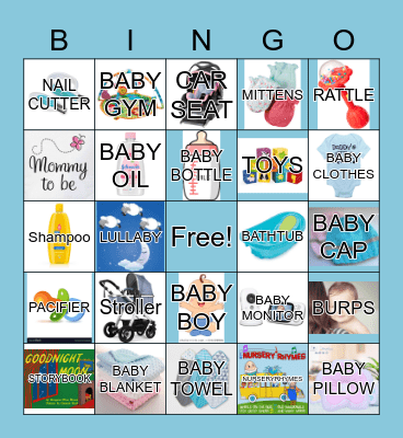 BABY SHOWER Bingo Card