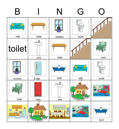 House Bingo Card