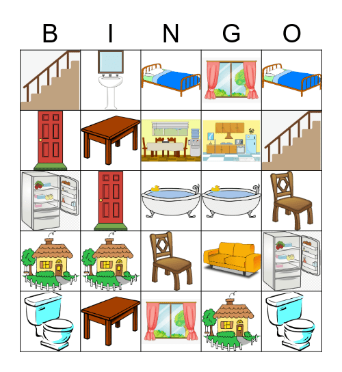 HOUSE BINGO Card