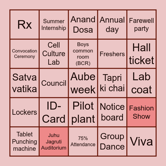 BNCP Bingo Card