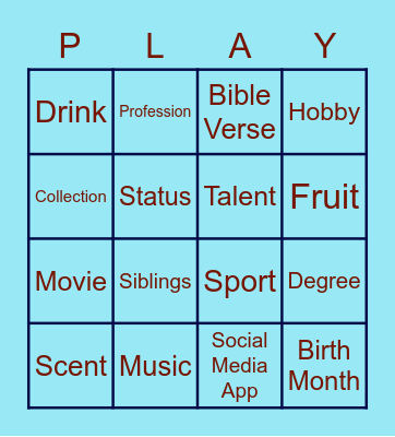 🌶 S.P.Y.C.E. Reconnect 🌶 Bingo Card