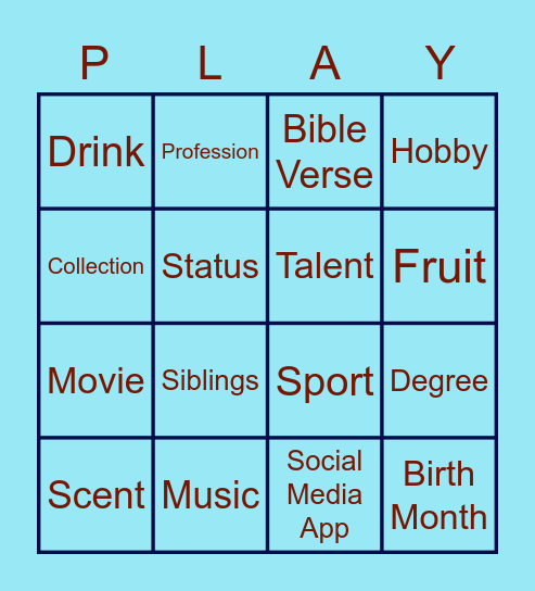 🌶 S.P.Y.C.E. Reconnect 🌶 Bingo Card