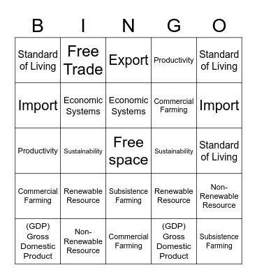 Ory/Cooper Natural Resources Bingo 2021 Bingo Card