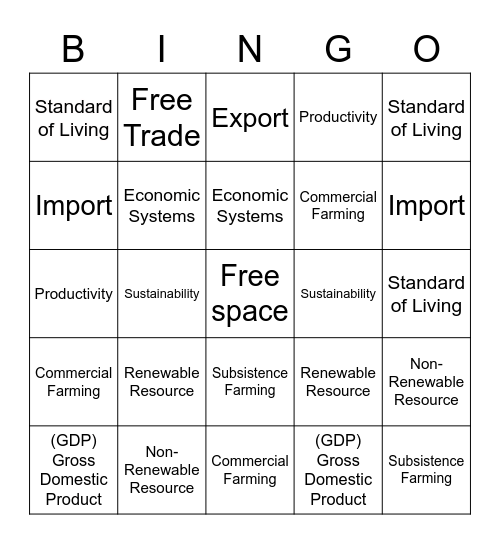 Ory/Cooper Natural Resources Bingo 2021 Bingo Card