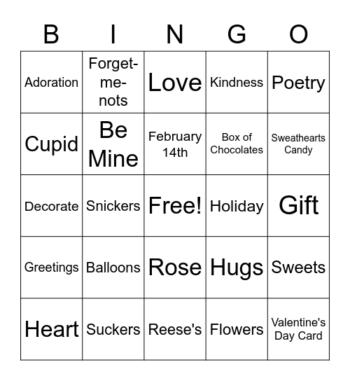 Amarillo Bingo Card