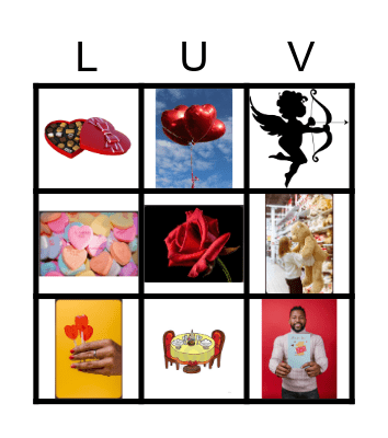 LUV Bingo Card