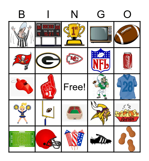 Football BINGO! Bingo Card