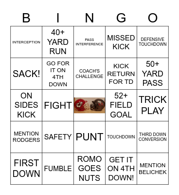 SUPERBOWL LV Bingo Card