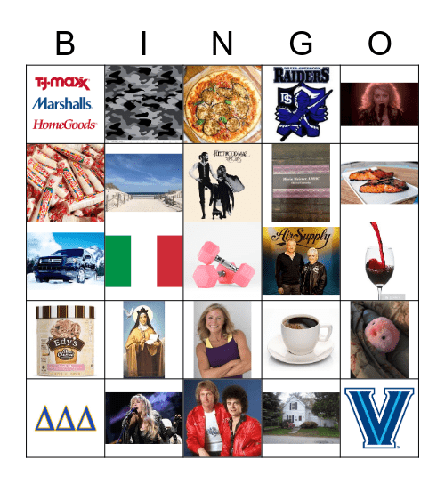 Sweets Birthday Bingo Card