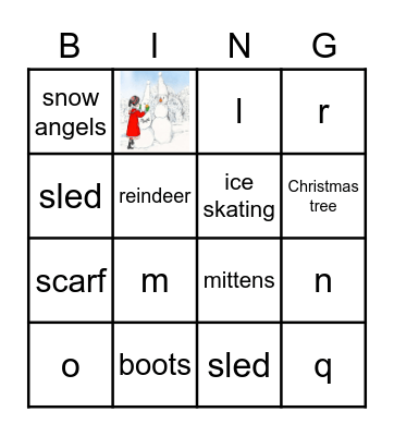 Winter Bingo Card