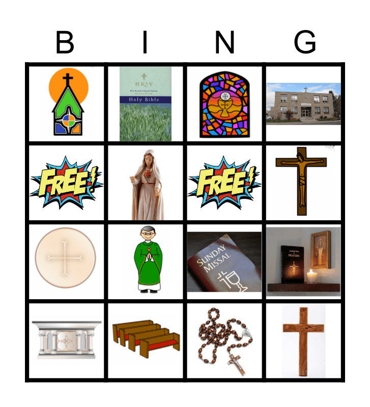 Symbols of Our Faith Bingo Card