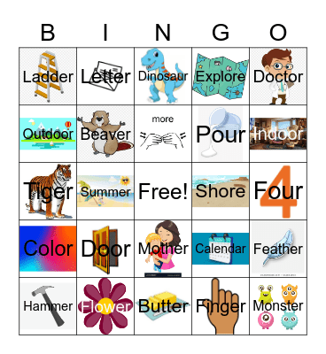 ER and OR Bingo Card