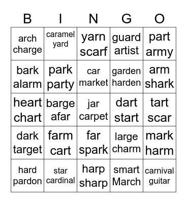 Valentine's Day Bingo Card