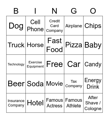 SB Bingo 1 Bingo Card