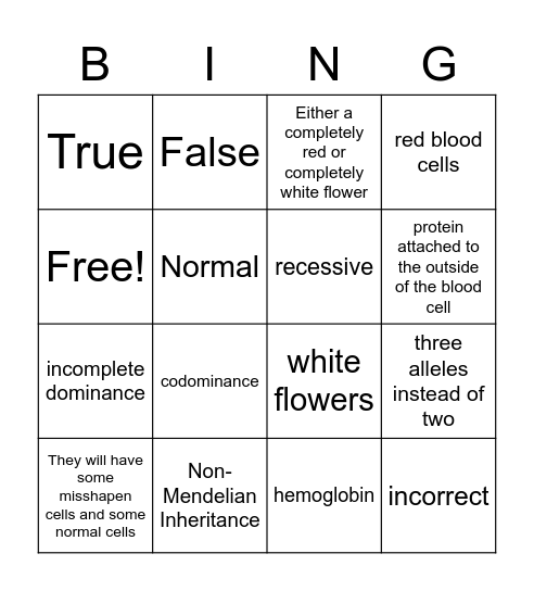 3.14 Bingo Card