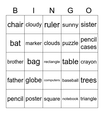 Bingo Review Bingo Card