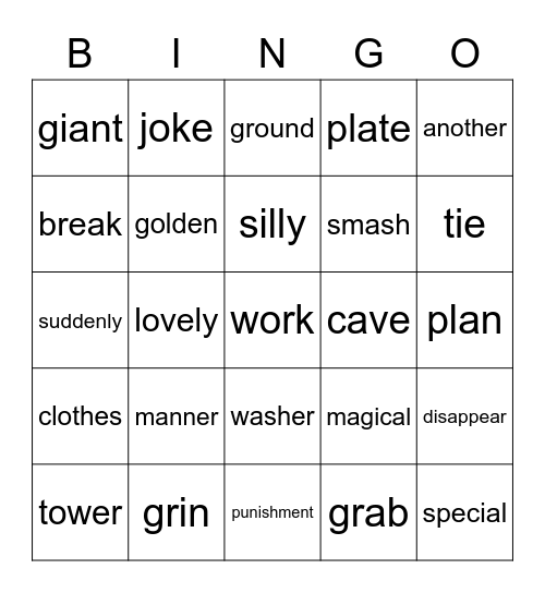 Lesson.23 Bingo Card