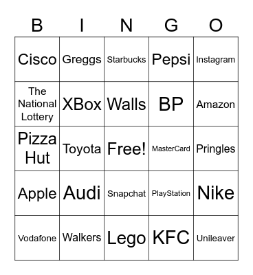 Logo Bingo Card