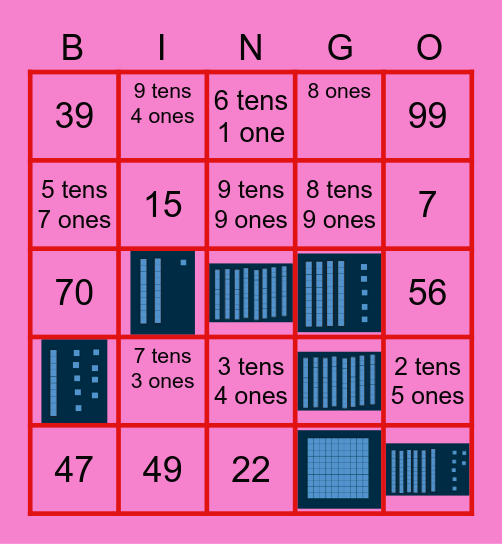 Place Value Bingo! Bingo Card