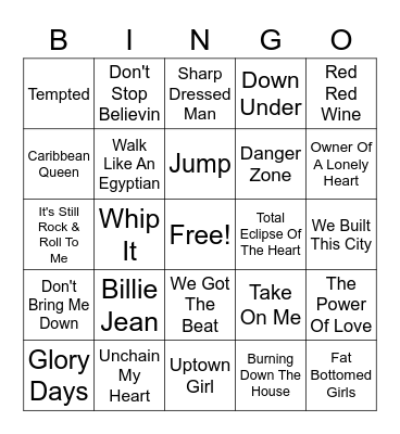 TOG #2 Bingo Card