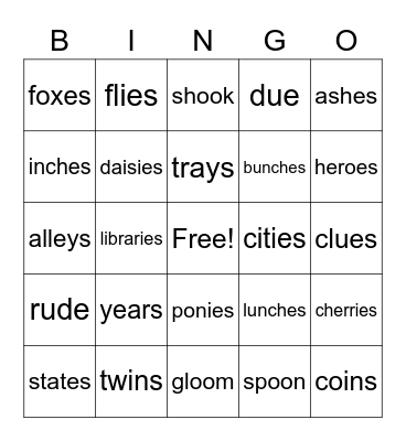 3-2/8 Bingo Card