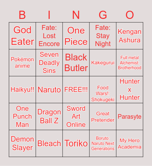 HAVE YOU SEEN IT??? Bingo Card