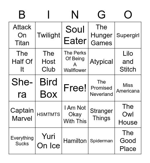 milesss Bingo Card